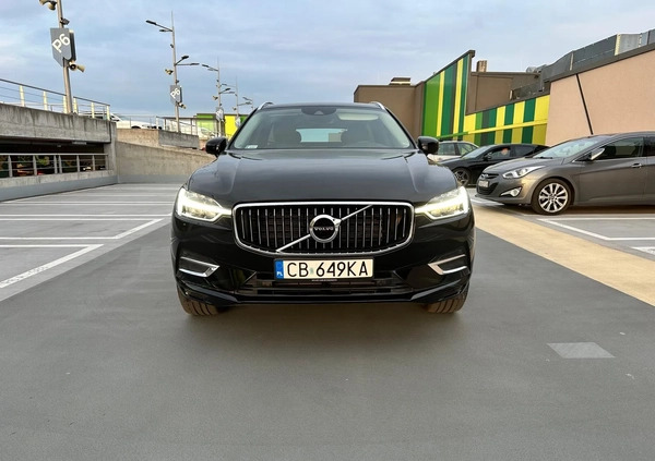 Volvo XC 60 cena 148000 przebieg: 106648, rok produkcji 2019 z Bydgoszcz małe 121